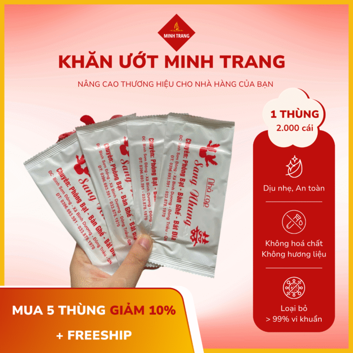 Khăn Lạnh Tiệc Cưới, Sự Kiện, Nấu Cỗ - Ảnh 2