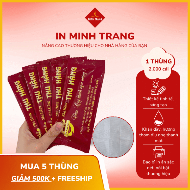 Hướng dẫn chọn khăn lạnh phù hợp với mô hình quán