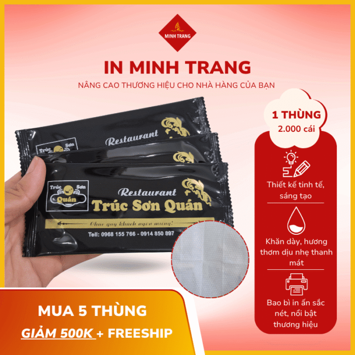Khăn Lạnh Tiệc Cưới, Sự Kiện, Nấu Cỗ - Ảnh 3