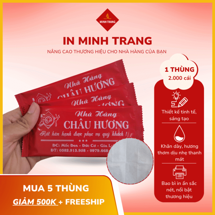 Khăn Lạnh Nhà Hàng - Ảnh 3